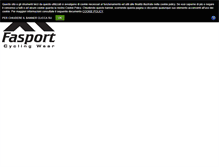 Tablet Screenshot of fasport.it
